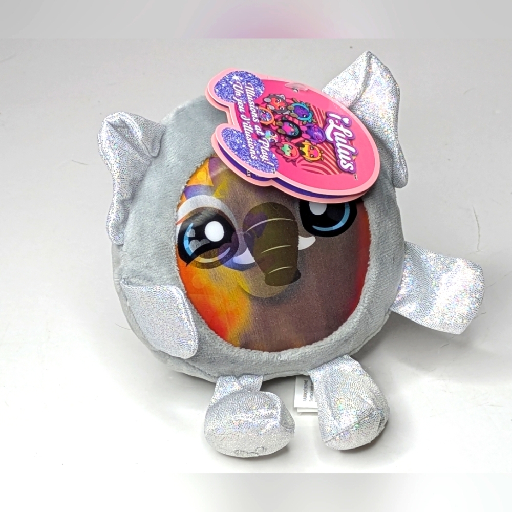 I-Lulu's Wave One Wild @ Heart Asian Elephant Plush Stuffed Toy NEW (NWT)